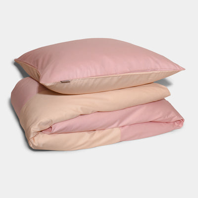 BOMULDSSATIN sengetøj Cut & Sew Pink