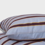 Bomuldspercale sengesæt – Blue dobby stripe