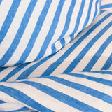 Hør sengesæt - Blue stripe