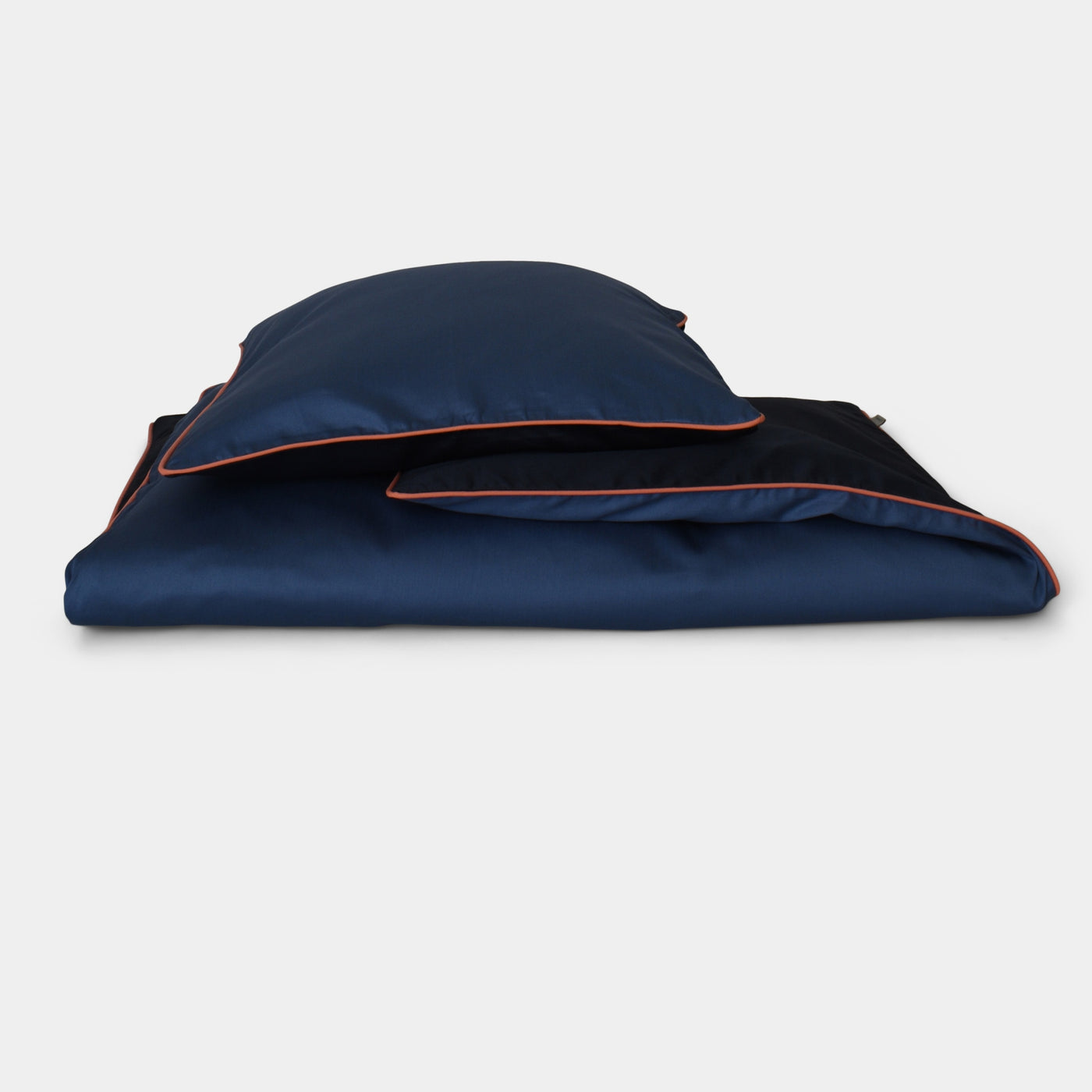 BOMULDSSATIN Baby sengetøj Dusty blue