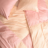 Bomuldssatin cut & sew sengesæt - Pink