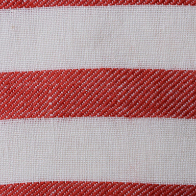 HØR Sengetøj Red stripe