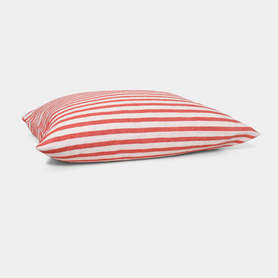 HØR Sengetøj Red stripe