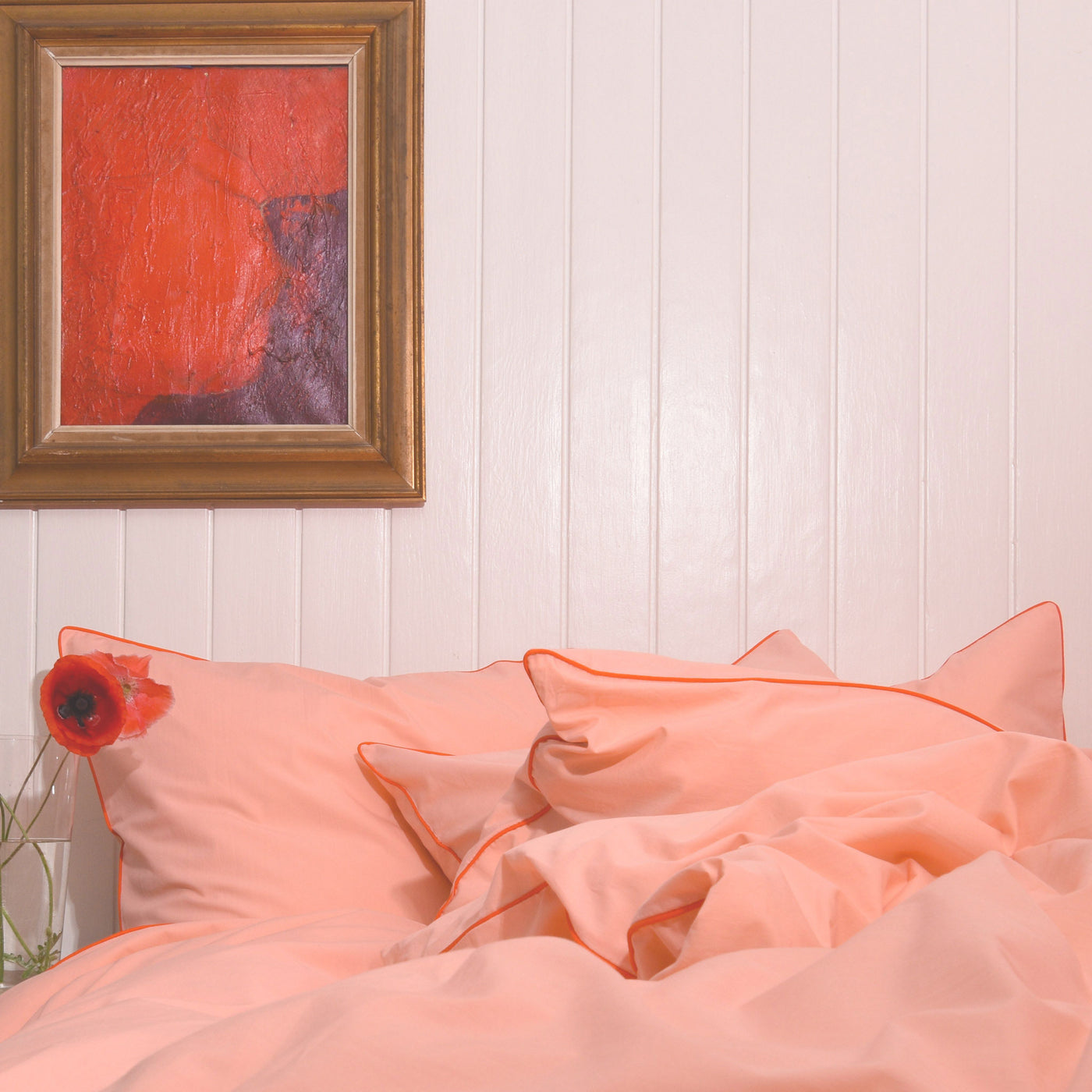 BOMULDSPERCALE sengetøj Pink